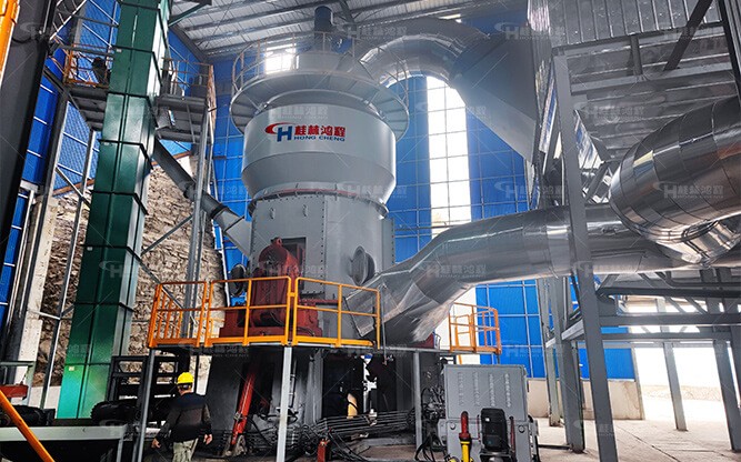 湖北某企業(yè)錳礦磨粉設(shè)備生產(chǎn)線